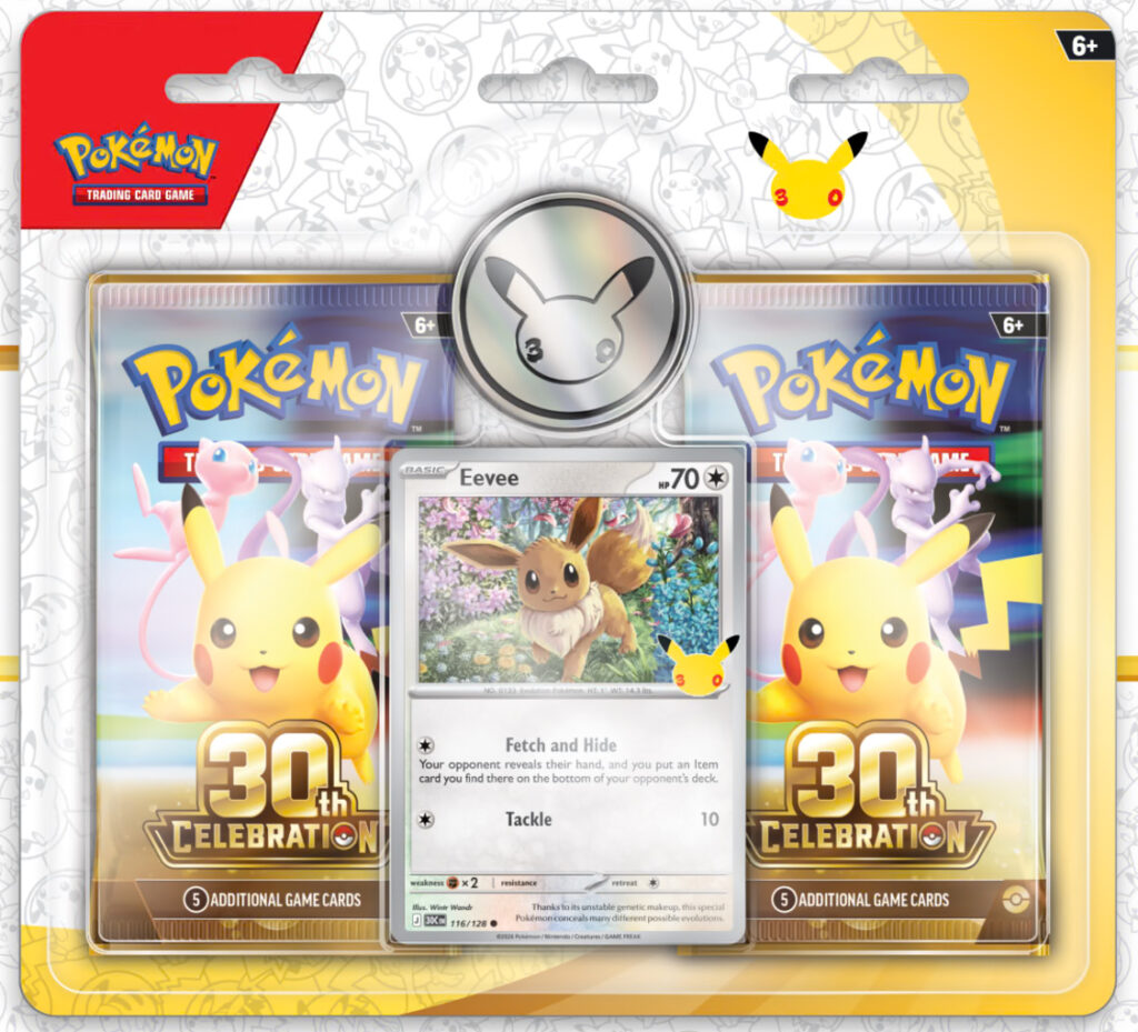 Blister Juego Cartas 30th Aniversario Pokemon Ingles