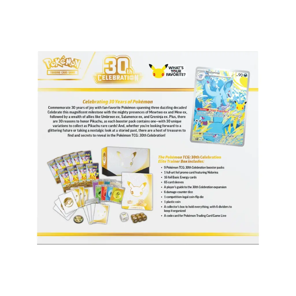 Pokemon 30 aniversario ETB Español - Imagen 2